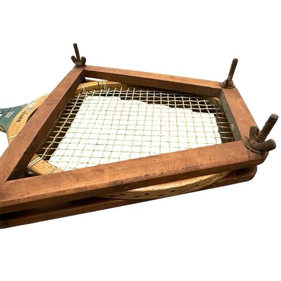 Vintage Wilson Mercury Tony Trabert Famous Players Wooden Tennis Racquet - Picture 4 of 5